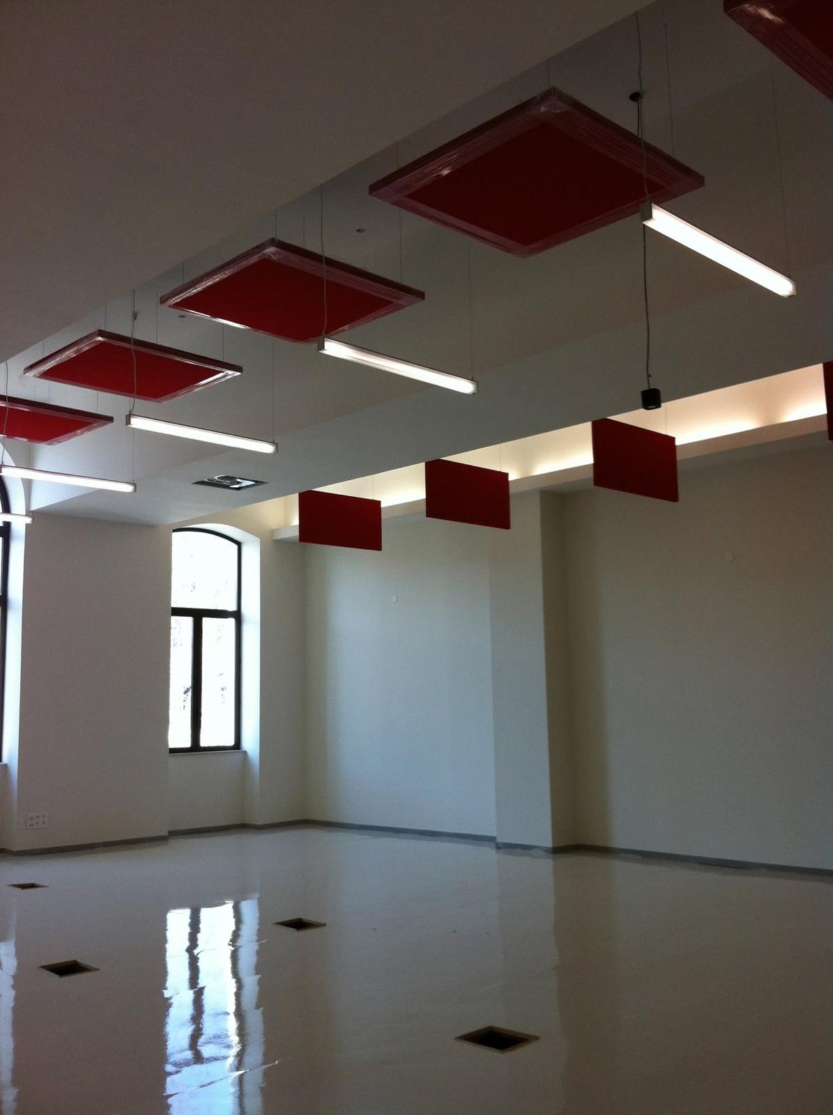 Plafond acoustique design